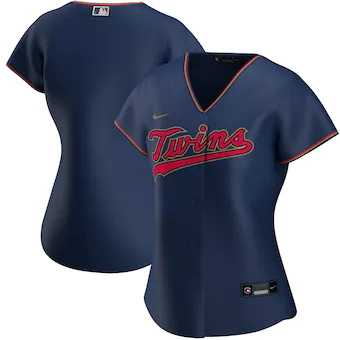 womens nike navy minnesota twins alternate replica team jer